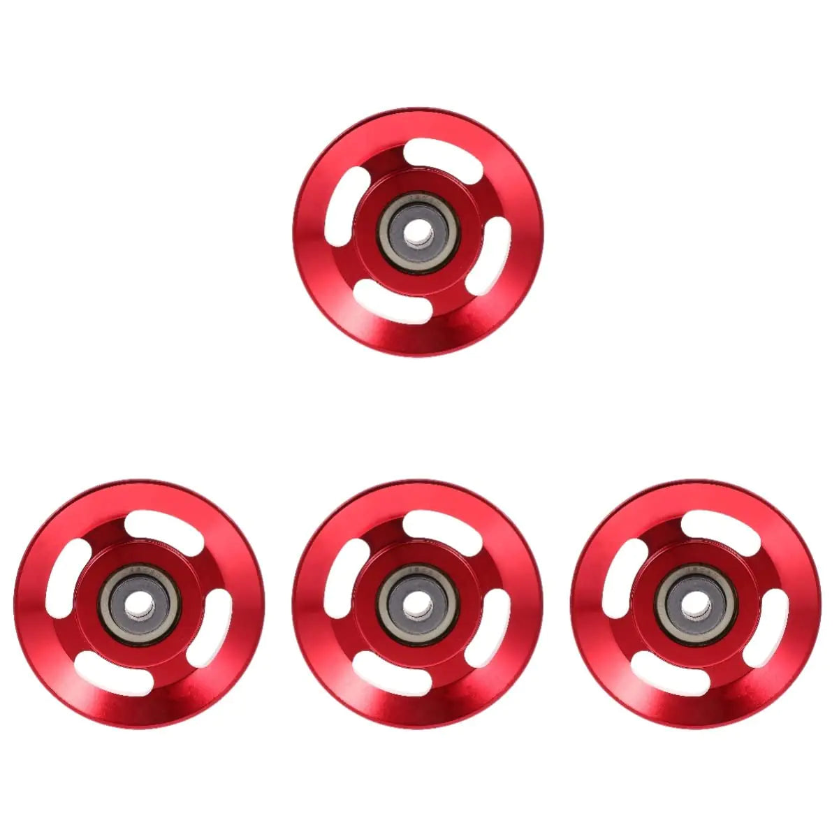 BESPORTBLE 4 Pcs Pulley Fitness Parts Fitness Wheels Gym Equipment Gym Machines for Home Gym Pully Equipment for Tricep Rope Attachment Metal Brackets Lifting Sports Equipment Aluminum Alloy
