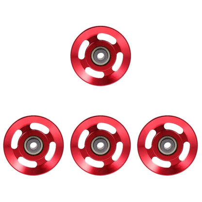 BESPORTBLE 4 Pcs Pulley Fitness Parts Fitness Wheels Gym Equipment Gym Machines for Home Gym Pully Equipment for Tricep Rope Attachment Metal Brackets Lifting Sports Equipment Aluminum Alloy